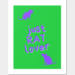 Just RAT lover - for rat lovers Posters and Art